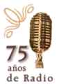 Logotipo para la conmemoracin del 75 cumpleaos de Radio